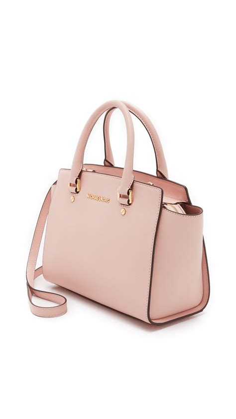 michael kors selma medium satchel fuchsia|Michael Kors selma satchel.